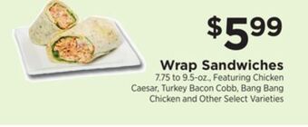 ShopRite Wrap sandwiches offer