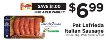 ShopRite Italian sausage offer