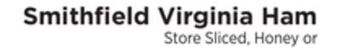 ShopRite Virginia ham offer