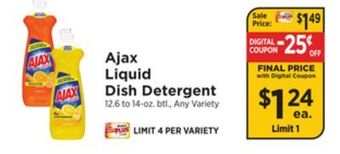 ShopRite Liquid dish detergent offer
