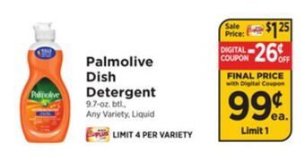 ShopRite Dish detergent offer