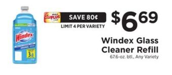 ShopRite Glass cleaner refill offer