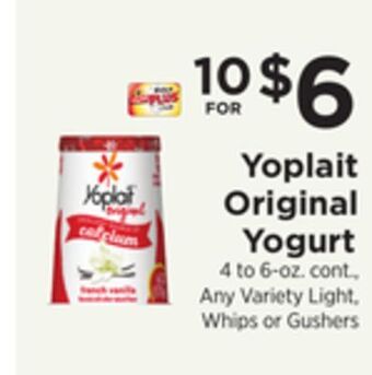 ShopRite Original yogurt offer