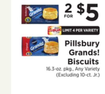 ShopRite Grands! biscuits offer