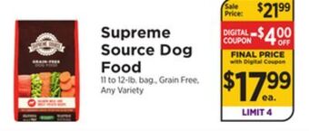 ShopRite Dog food offer