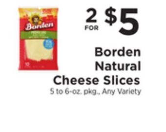 ShopRite Natural cheese slices offer