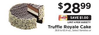 ShopRite Truffle royale cake offer