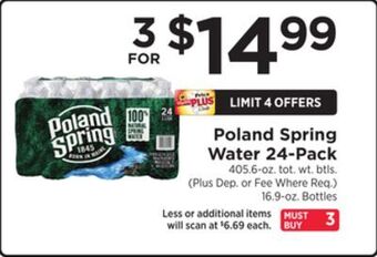 ShopRite Water 24-pack offer