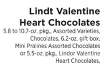 ShopRite Valentine heart chocolates offer