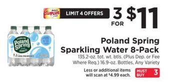 ShopRite Sparkling water 8-pack offer