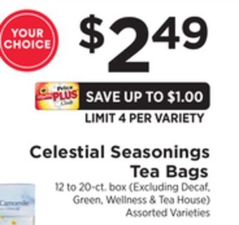 ShopRite Tea bags offer