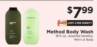 ShopRite Body wash offer