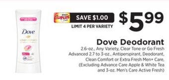 ShopRite Deodorant offer