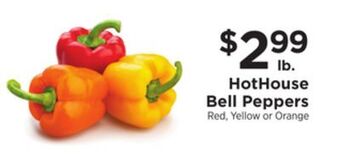 ShopRite Hothouse bell peppers offer