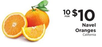 ShopRite Navel oranges offer