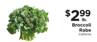 ShopRite Broccoli rabe offer