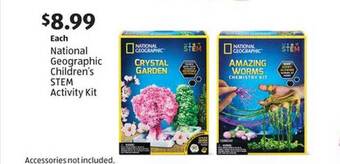 Aldi National geographic children's stem activity kit offer