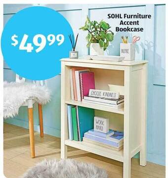 Aldi Sohl furniture accent bookcase offer
