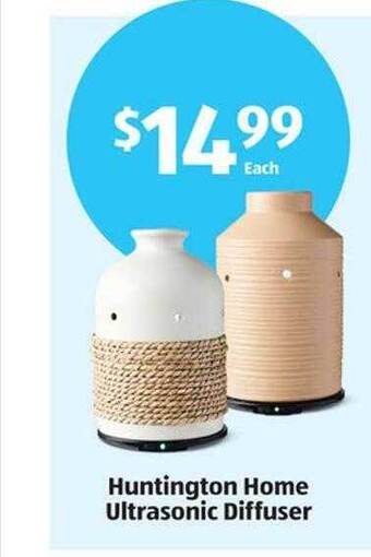Aldi Huntington home ultrasonic diffuser offer