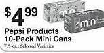 County Market Pepsi products offer