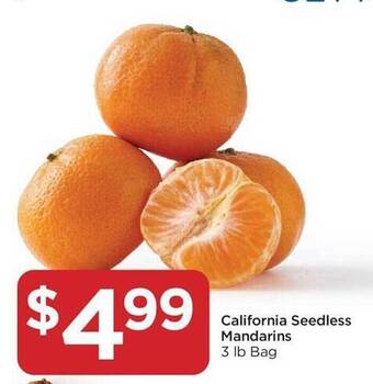 Food 4 Less California seedless mandarins offer