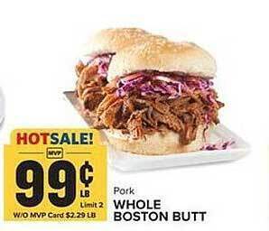 Food Lion Whole boston butt offer