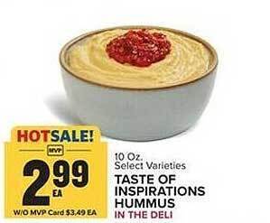 Food Lion Taste of inspirations hummus offer