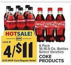 Food Lion Coke products offer
