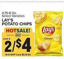 Food Lion Lay's potato chips offer