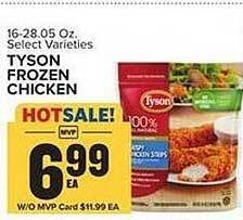 Food Lion Tyson frozen chicken offer
