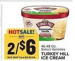 Food Lion Turkey hill ice cream offer