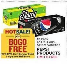 Food Lion Pepsi products offer
