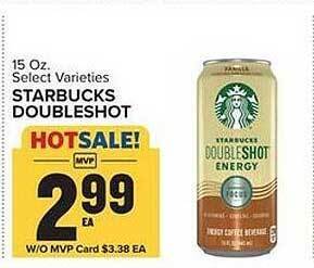 Food Lion Starbucks doubleshot offer