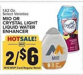 Food Lion Mio or crystal light liquid water enhancer offer