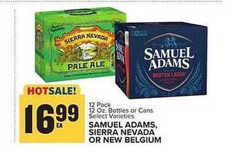 Food Lion Samuel adams, sierra nevada or new belgium offer