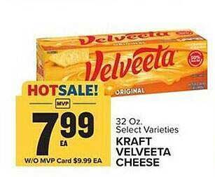 Food Lion Kraft velveeta cheese offer