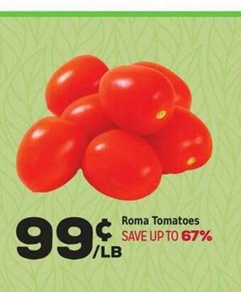 Grocery Outlet Roma tomatoes offer