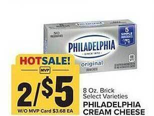 Food Lion Philadelphia cream cheese offer