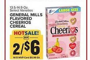 Food Lion General mills flavored cheerios cereal offer
