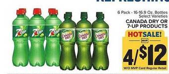 Food Lion Canada dry or 7-up products offer