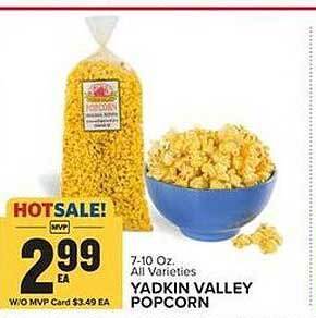 Food Lion Yadkin valley popcorn offer