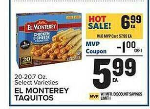 Food Lion El monterey taquitos offer