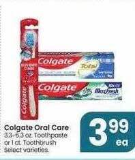 Jewel-Osco Colgate oral care offer