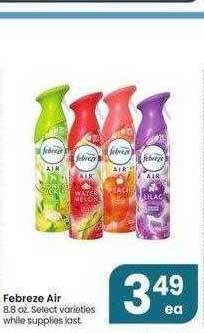 Jewel-Osco Febreze air offer