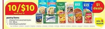 Lidl Pantry items offer