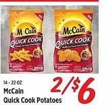 Rouses Mccain quick cook potatoes offer
