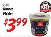 Rouses Rouses pickles offer