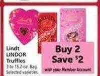 Safeway Lindt lindor truffles offer