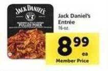 Safeway Jack daniel's entrée offer