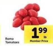 Safeway Roma tomatoes offer